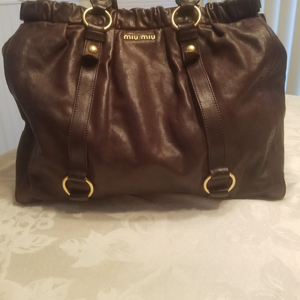 Miu Miu leather bag